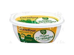 Beurre Demi-Sel Moulé de Bretagne 80%Mg Carrefour250g