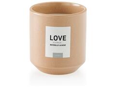 Bougie à Couvercle Love Nénuphar Rose Kasa 220g