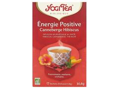 Infusion Énergie Positive Cranberry Hibiscus Bio Yogi Tea 17 unités