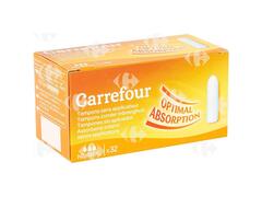 Tampons Sans Applicateur Normal Carrefour 32 unités