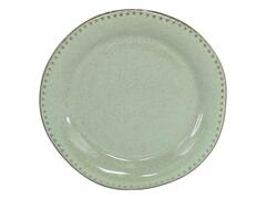 Assiette Plate Réactive Perforée Vert Sintra Kasa 27cm