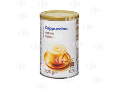 Cappuccino Nature Carrefour Blanc 200g