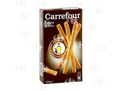 Biscuits Apéritifs Flûtes au Sésame Carrefour 125g