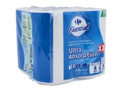 Essuie-tout Ultra Absorption XXL Carrefour Essential 4 unités