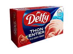 Thon Entier à la Sauce Tomate Delfy 125g