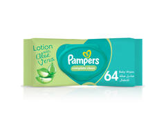 Lingettes Bébé Complete Clean Pampers 64 unités.