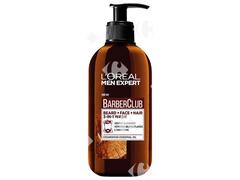 Gel Nettoyant 3en1 BarberClub L'Oréal Men Expert 200ml.