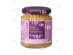 Pointes d'Asperges Blanches Carrefour 135g.