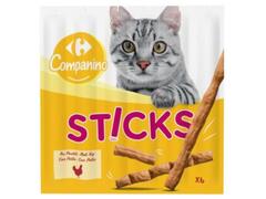 Friandise pour Chat Sticks Poulet Carrefour Companino 6x5g