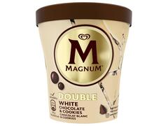 Pot de Glace Chocolat Blanc et Cookies Magnum 440ml