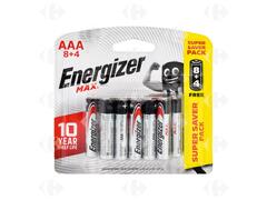 Pack de Piles Max AAA E92 Energizer 12 unités