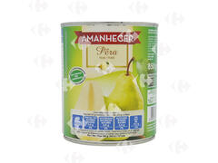 Conserve Demi-Poires Sirop Amanhecer 850g.