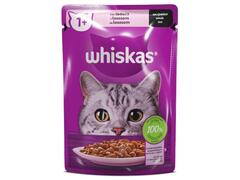 Pochon Chat Adulte Saumon Whiskas 85g