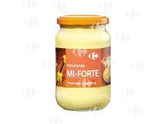 Moutarde Mi-Forte Carrefour 350g.