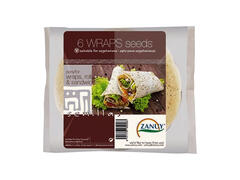 Tortilla Wraps Méditerranéenne Chia et Grains 100% Huile d'Olive Zanuy 240g