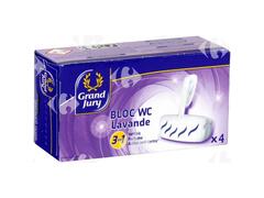 Bloc Cuvette WC Lavande Carrefour 4 unités