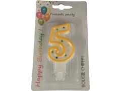 Bougie Anniversaire Numéro 5