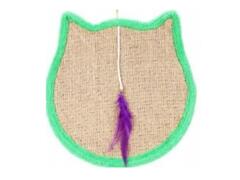 Griffoir à Chat avec Plumes 41x22 cm