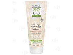 Lait Hydratant Adoucissant Corps au Lait d'Ânesse Bio So'Bio 200ml