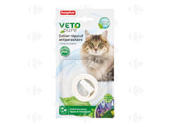 Collier Répulsif Antiparasitaire VNA pour Chat Blanc Beaphar