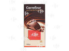 Tablette de Chocolat Noir Fourrage Mousse Carrefour 160g