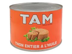 Conserve de Thon Entier à l'Huile Tam 1,7kg