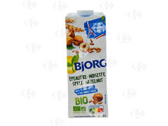 Boisson Végétale Épeautre et Noisette Sans Sucres Ajoutés Bio Bjorg 1L