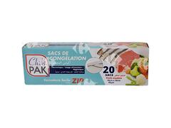 Sacs Congélation Zip Petit Chikipak 20 unités