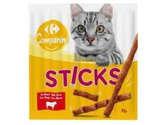 Friandise pour Chat Sticks au Bœuf Carrefour Companino 6x5g