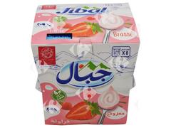 Pack Yaourt Brassé Fraise Jibal 8x110g
