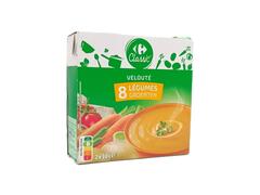 Velouté aux 8 Légumes Carrefour 2x30cl.