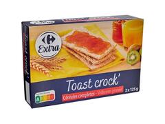 Biscottes Tartines Céréales Complètes Carrefour Extra 250g