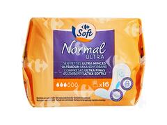 Serviettes Ultra Minces Discreet Normal Carrefour 16 unités