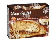 Pains Grillés à la Farine Complète Carrefour 500g