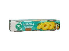 Ananas Tranches au Jus Carrefour Classic 3x225g