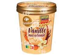 Crème Glacée Vanille Macadamia en Pot Carrefour 500ml