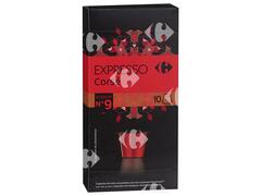 Café en Capsules Expresso Corsé Carrefour N9x10