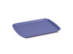 Plateau de Service en Plastique Bleu 43,8x31x2 cm.