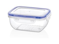 Boîte Alimentaire Rectangulaire en Plastique avec Couvercle 2,3L