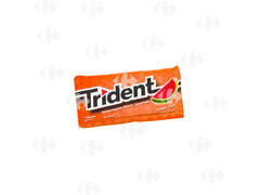 Chewing-Gum Pastèque sans Sucres Trident 5 unités.