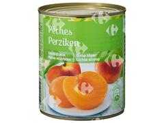 Conserve Fruits au Sirop Pêches Demi-Fruits Carrefour 465g