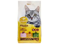 Croquettes pour Chat Stérilisé Saumon et Carotte Carrefour Companino 4kg