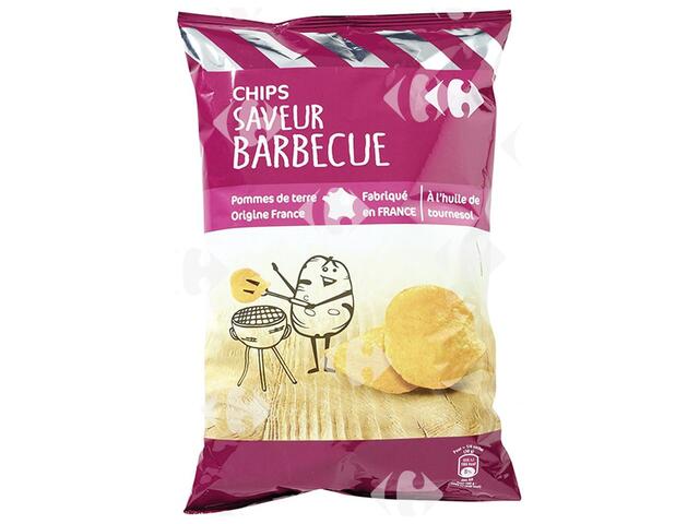 Chips Barbecue Carrefour 135g.