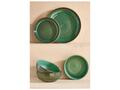 ASSIETTE PLATE PORCELAINE  MARV O VERT KASA 27CM