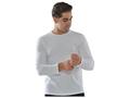 Pull Homme à Manches Longues Col Rond Blanc - Taille M