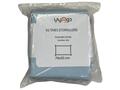 Pack 2 Taies d'Oreiller Microfibre Unies Bleu Glacer 70x50cm