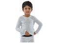 Pull Garçon à Manches Longues Col V Blanc - 12 Ans