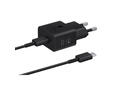 Chargeur Usb-C Secteur avec Câble Noir Samsung 25W