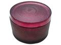 Bougie en Verre Bordeaux 3 Mèches Vanilla Kasa 7cm