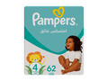 Couches Bébé Baby-dry Taille 4 (9-18kg) Pampers 62 unités.